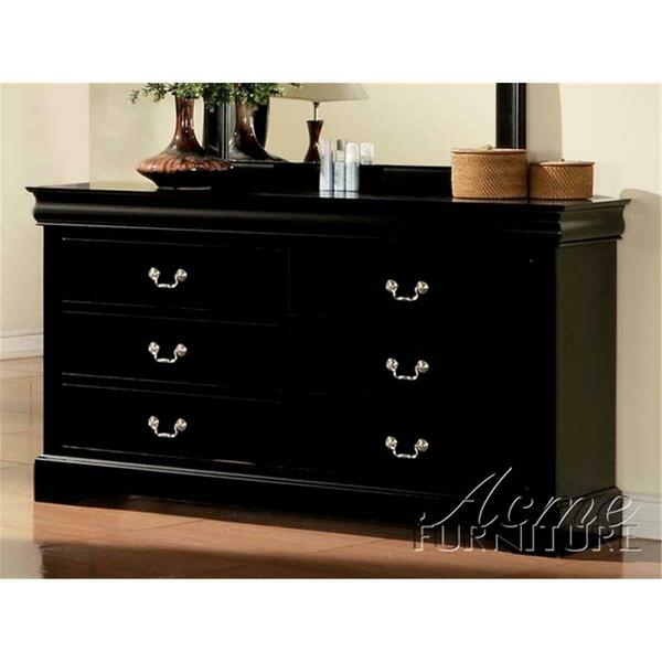 Acme Furniture Industry Louis Philippe Dresser- Black 19505